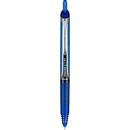 Pilot Precise V7 RT Retractable Rolling Ball Pens 24 Pack | Fine Point, Blue Ink, Refillable thumbnail 2