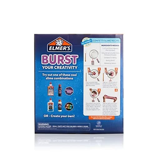 Elmer's Slime Kit 6 Count | Washable, Nontoxic, Metallic & Clear Slime thumbnail 5