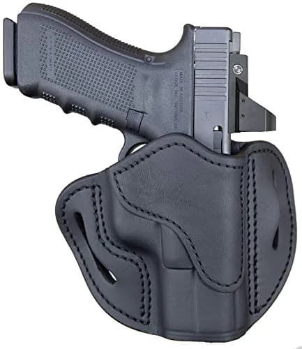 1791 GUNLEATHER OWB Holster Fits Glock 19, 26, 27, Shield Plus, VP40, XDS | Concealed Carry Leather Holster thumbnail 1