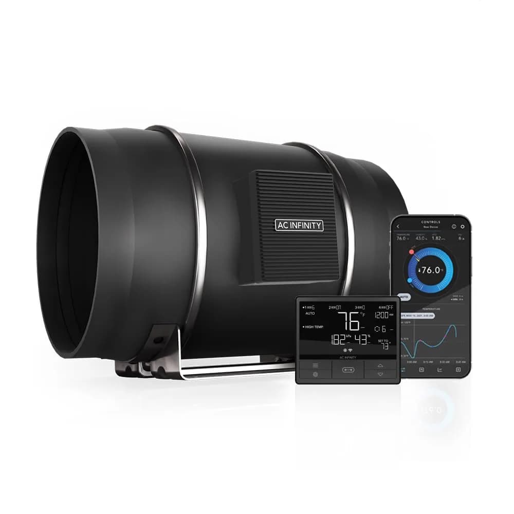 AC Infinity CLOUDLINE PRO T12 12-Inch Inline Duct Fan with Pro Smart Controller - main product image