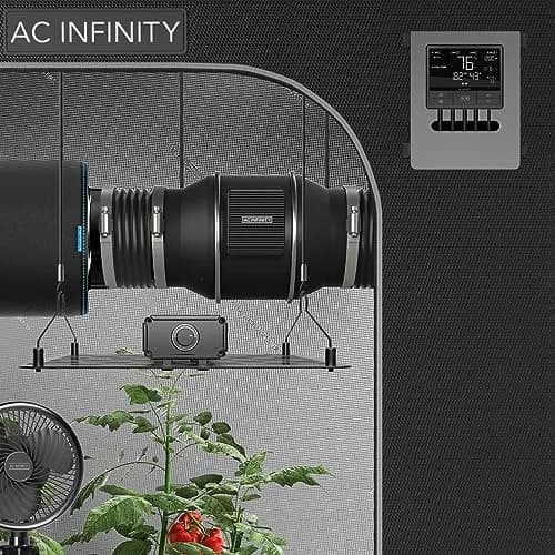 AC Infinity CLOUDLINE PRO T12 12” Inline Duct Fan | Ultra-Quiet, Energy-Efficient Ventilation for Hydroponics & HVAC (120-240V) thumbnail 7