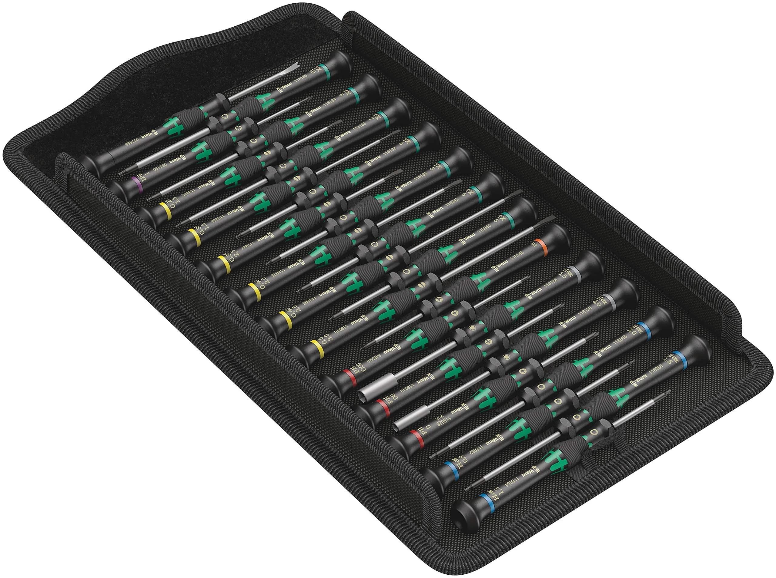 Wera Kraftform Micro Precision Big Pack 1 Screwdriver Set for Electronic Applications, 25 Pieces | Precision Tools for Electronics Repair — Multi