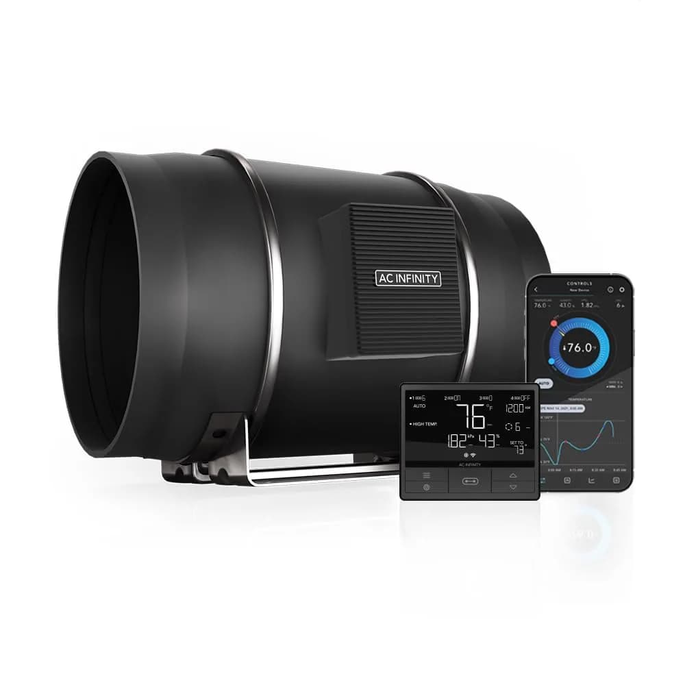 AC Infinity CLOUDLINE PRO T10 10-Inch Inline Duct Fan with Pro Smart Controller - main product image
