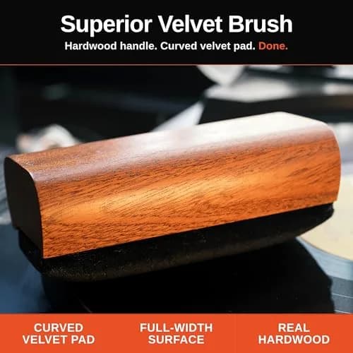 Vinyl Buddy 5-in-1 Vinyl Record Cleaning Kit | 100ml Alcohol-Free Solution & Hardwood Brushes | Clean, Protect & Restore LPs thumbnail 6