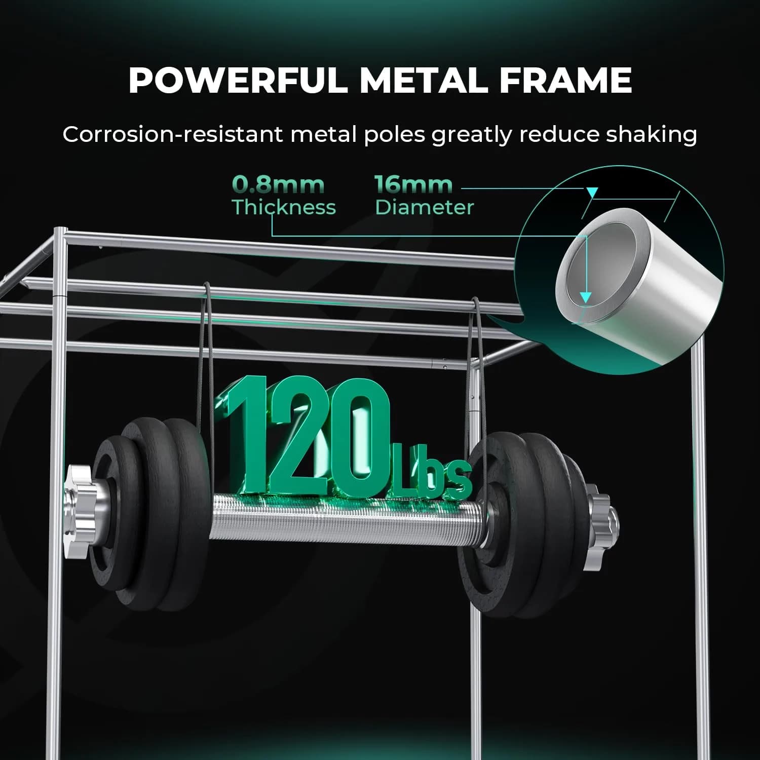 MARS HYDRO 39"x39"x71" Advanced Grow Tent | 10.56 sq ft Indoor Plant Growing Enclosure - view 5