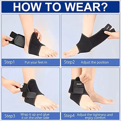 EULANT Kids Ankle Brace Support Compression Sleeve for Foot | Injury Prevention & Pain Relief (70-120 chars) thumbnail 5