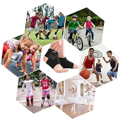 EULANT Kids Ankle Brace Support Compression Sleeve for Foot | Injury Prevention & Pain Relief (70-120 chars) thumbnail 7