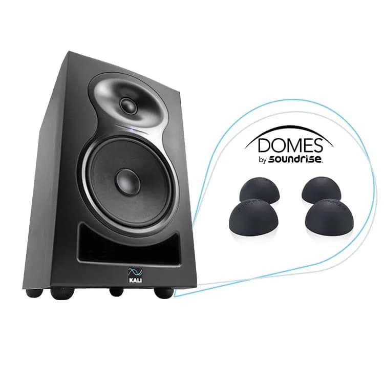 Soundrise DOMES Isolation Pads 1.25 inch (3.175 cm) Black | Reduce Vibration for Clearer Audio - view 2