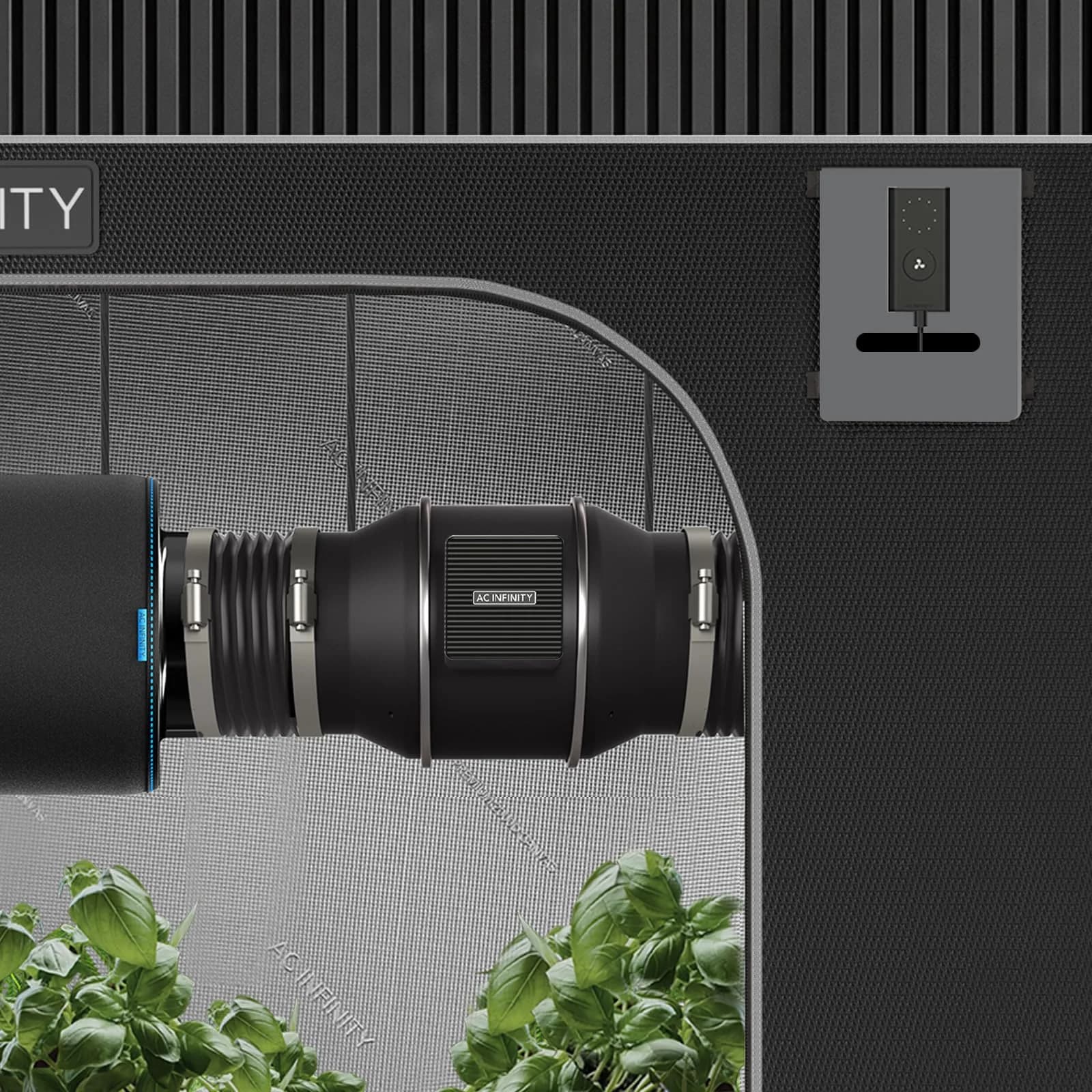 AC Infinity CLOUDLINE PRO S12 12” Inline Duct Fan 305mm (12 Inch) | Quiet EC Motor Ventilation for Grow Tents - view 7