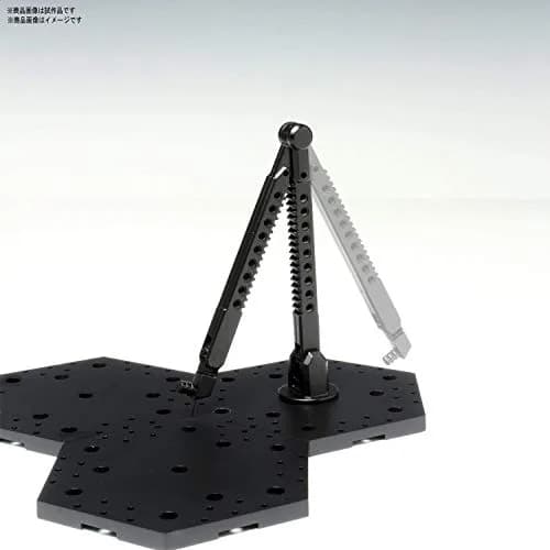 BANDAI Black Action Base 4 (1/100) Model Kit Base | For Gundam & Anime Figures thumbnail 6