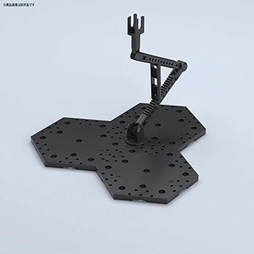 BANDAI Black Action Base 4 (1/100) Model Kit Base | For Gundam & Anime Figures thumbnail 3