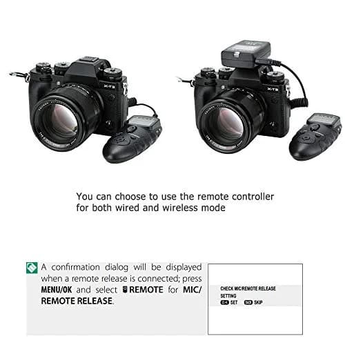 JJC Wireless Intervalometer Timer Remote Shutter for Fuji X-T5 X-T4 X100VI | 2-in-1 Wired & Wireless Control thumbnail 6