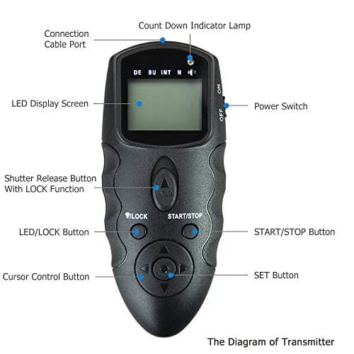 JJC Wireless Intervalometer Timer Remote Shutter for Fuji X-T5 X-T4 X100VI | 2-in-1 Wired & Wireless Control thumbnail 2