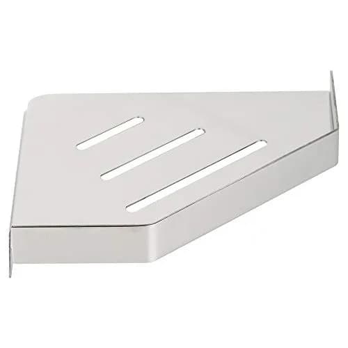 YISMAN Stainless Steel Bathroom Corner Shelf 6" L x 6" W x 1.65" H | Rust Proof, Wall Mount, Easy Install thumbnail 1
