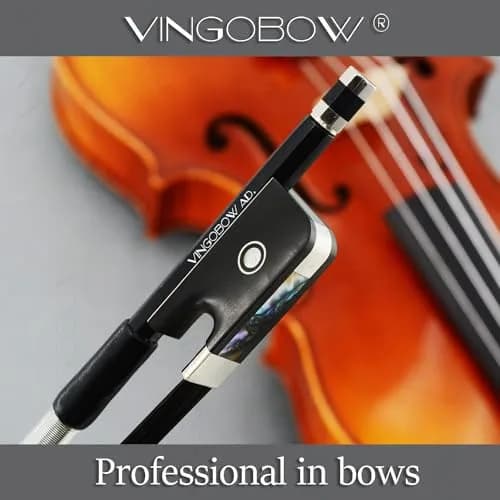 VINGOBOW Full Size Carbon Fiber Viola Bow 100MB | Lightweight, Durable & Handcrafted thumbnail 7