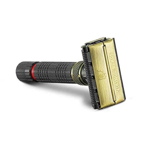 Vikings Blade Adjustable Double Edge Safety Razor 1 Count | Eco-Friendly, Reusable & Smooth Shave (The Emperor “Meiji”) thumbnail 5
