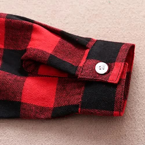 Goodplayer Kids Flannel Shirt 2-3T | Soft Cotton Plaid Long Sleeve for Toddler Boys & Girls thumbnail 7