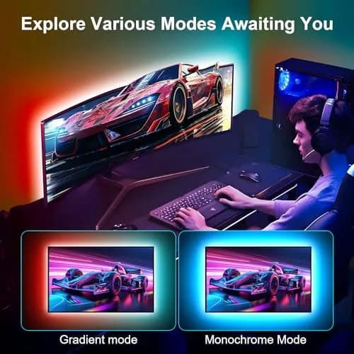 Nexillumi RGB LED Strip Lights 4.03 m (13.2 ft) | App & Remote Control for TV Backlight thumbnail 5