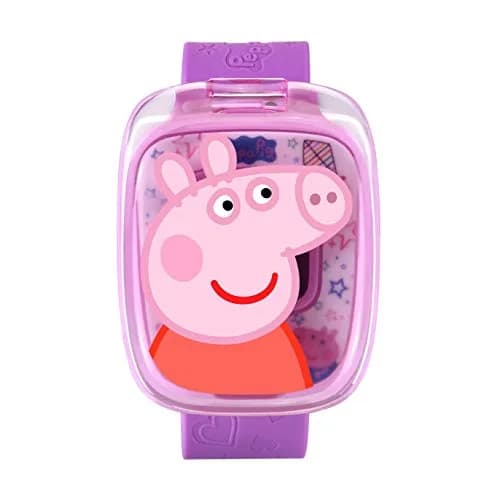 VTech Peppa Pig Learning Watch Purple | Ages 3-6 Years thumbnail 1