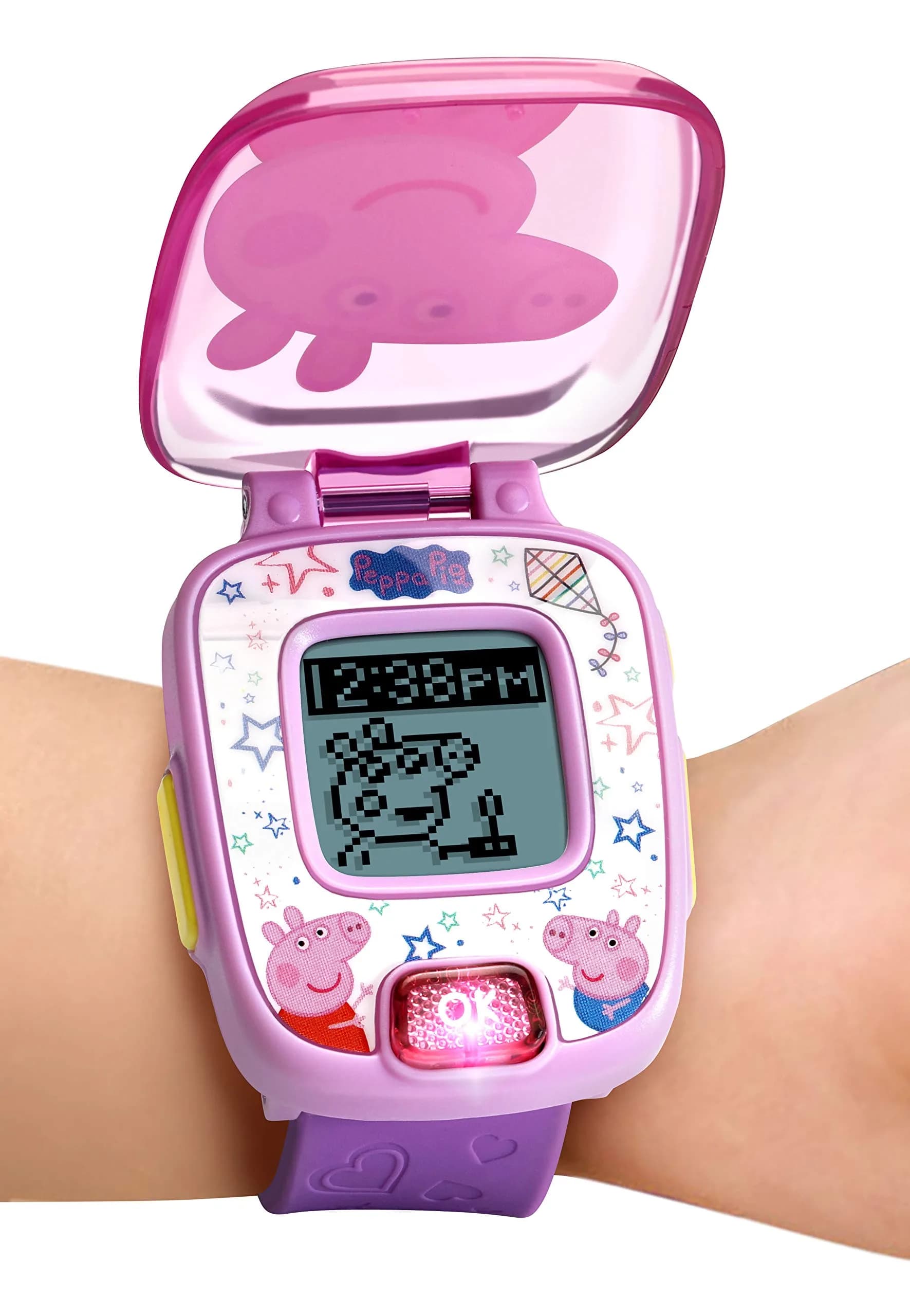VTech Peppa Pig Learning Watch Purple | Ages 3-6 Years - view 3