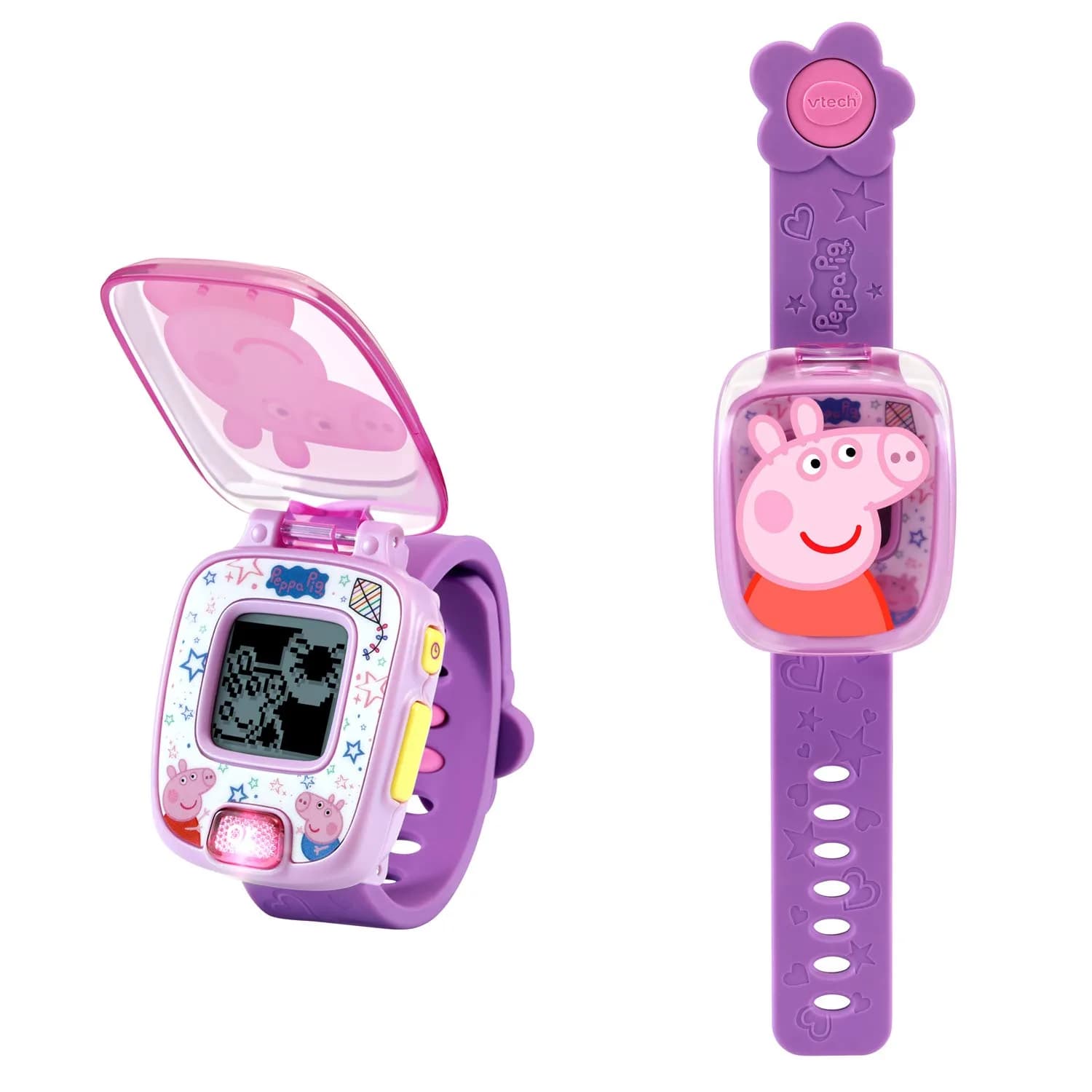 VTech Peppa Pig Learning Watch Purple | Ages 3-6 Years - view 4