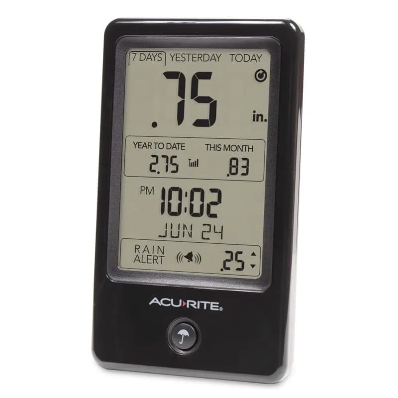 AcuRite Wireless Rain Gauge with Self-Emptying Collector & Alerts (0.9 lb) | Measures Rainfall Accurately - view 5