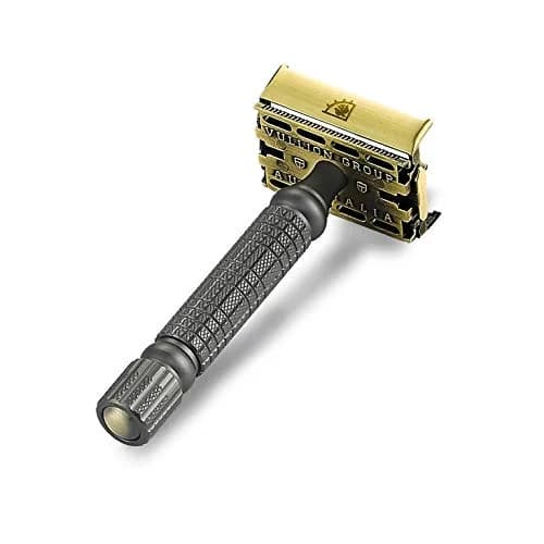 Vikings Blade Double Edge Safety Razor for Men + 5 Swedish Steel Blades + Luxury Case | Smooth, Reusable, Recyclable (Chieftain 5 BC) thumbnail 3
