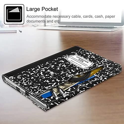 Fintie Case for Microsoft Surface Pro 7 Plus, Pro 7/6/5/4/3 12.3-inch (30.2 cm) Tablet | Composition Book Design thumbnail 4
