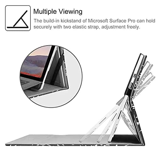 Fintie Case for Microsoft Surface Pro 7 Plus, Pro 7/6/5/4/3 12.3-inch (30.2 cm) Tablet | Composition Book Design thumbnail 3