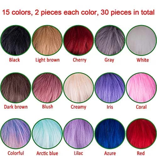 SIQUK Faux Fur Pom Pom for Hats & Accessories | 30 Pcs | 10cm Diameter thumbnail 2