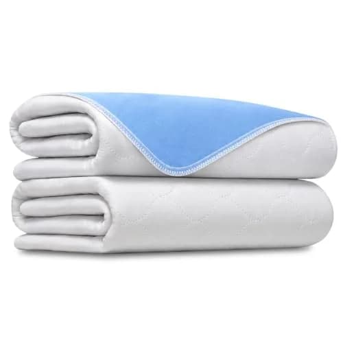 Conkote Ultra Soft Quilted Reusable Incontinence Bed Underpads 86cm x 91cm (34"x36") 2-Pack | Heavy Absorbency Waterproof Mattress Protector thumbnail 1
