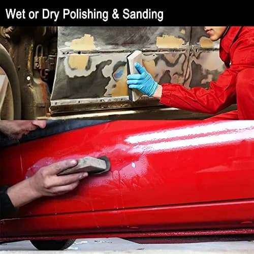 CenterZ 9x11 inch 18 Sheets Sandpaper Wet/Dry 2000-12000 Grit | Assorted Fine Abrasive Pads for Automotive & Wood Finishing thumbnail 6