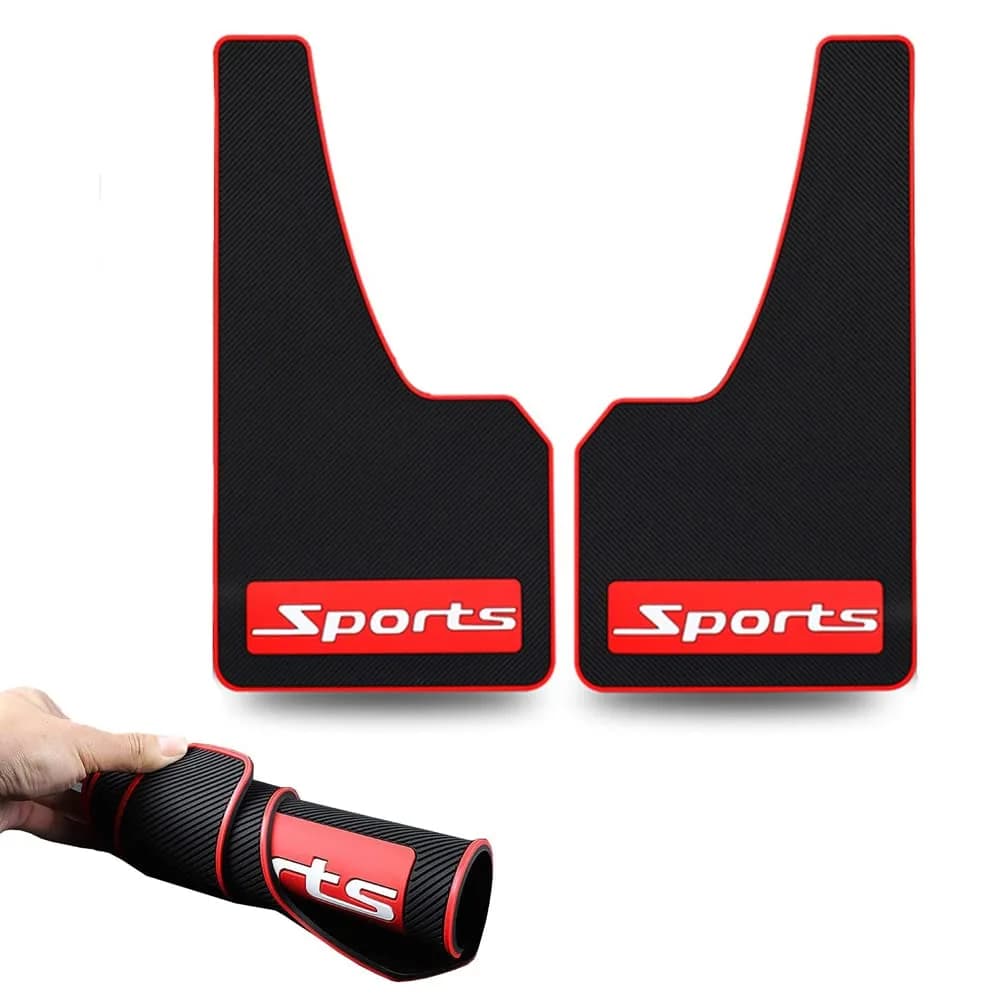 Aiydachy Vehicle Exterior Guard 43.5cm x 23cm | Universal Rubber Mud Flaps for Cars