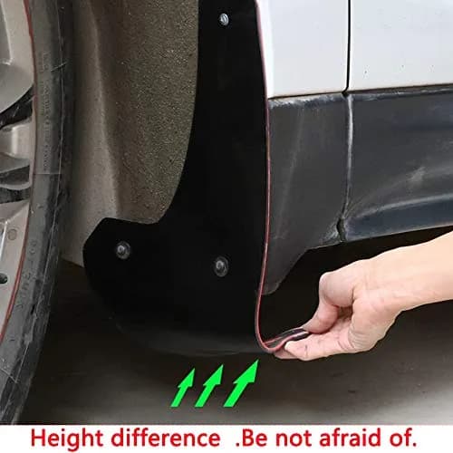 Aiydachy Vehicle Exterior Guard 43.5cm x 23cm | Universal Rubber Mud Flaps for Cars thumbnail 3