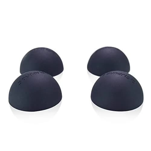 Soundrise Domes Isolation Pads - Black Silicone Anti-Vibration Feet for Speakers & Turntables, 1.27 cm (0.5 inch) Thick | 55 lb Load Capacity thumbnail 1