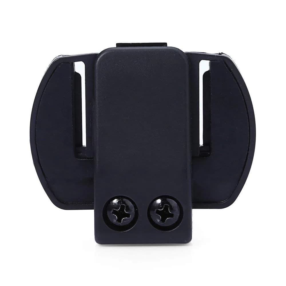 QSPORTPEAK Motorcycle Intercom Clip for V6/V4 Helmets | Black Plastic Accessory