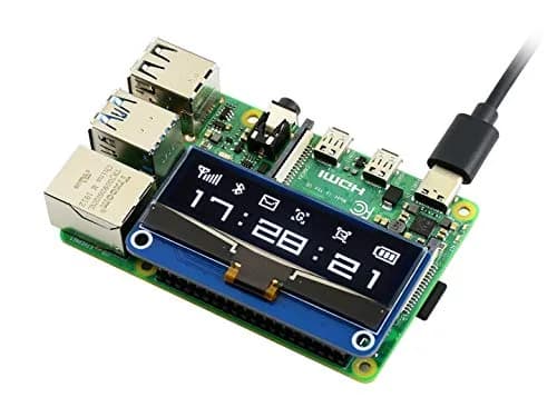 waveshare 2.23inch OLED Display HAT for Raspberry Pi 128×32 Pixels with Embedded SSD1305 Driver Communicating via SPI or I2C thumbnail 7