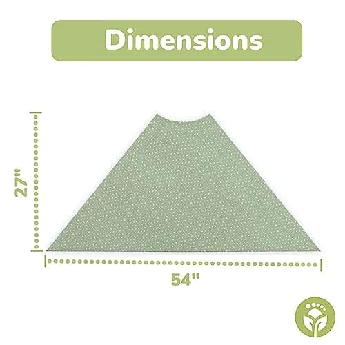WeeSprout Nursing Cover Rosemary Stitch | Breathable Lenzing Modal Poncho with Hands-Free View thumbnail 5