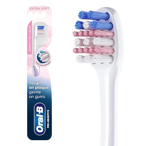 Oral-B Gum Care Sensitive Toothbrush Extra Soft Compact | Gentle on Gums & Deep Clean thumbnail 1