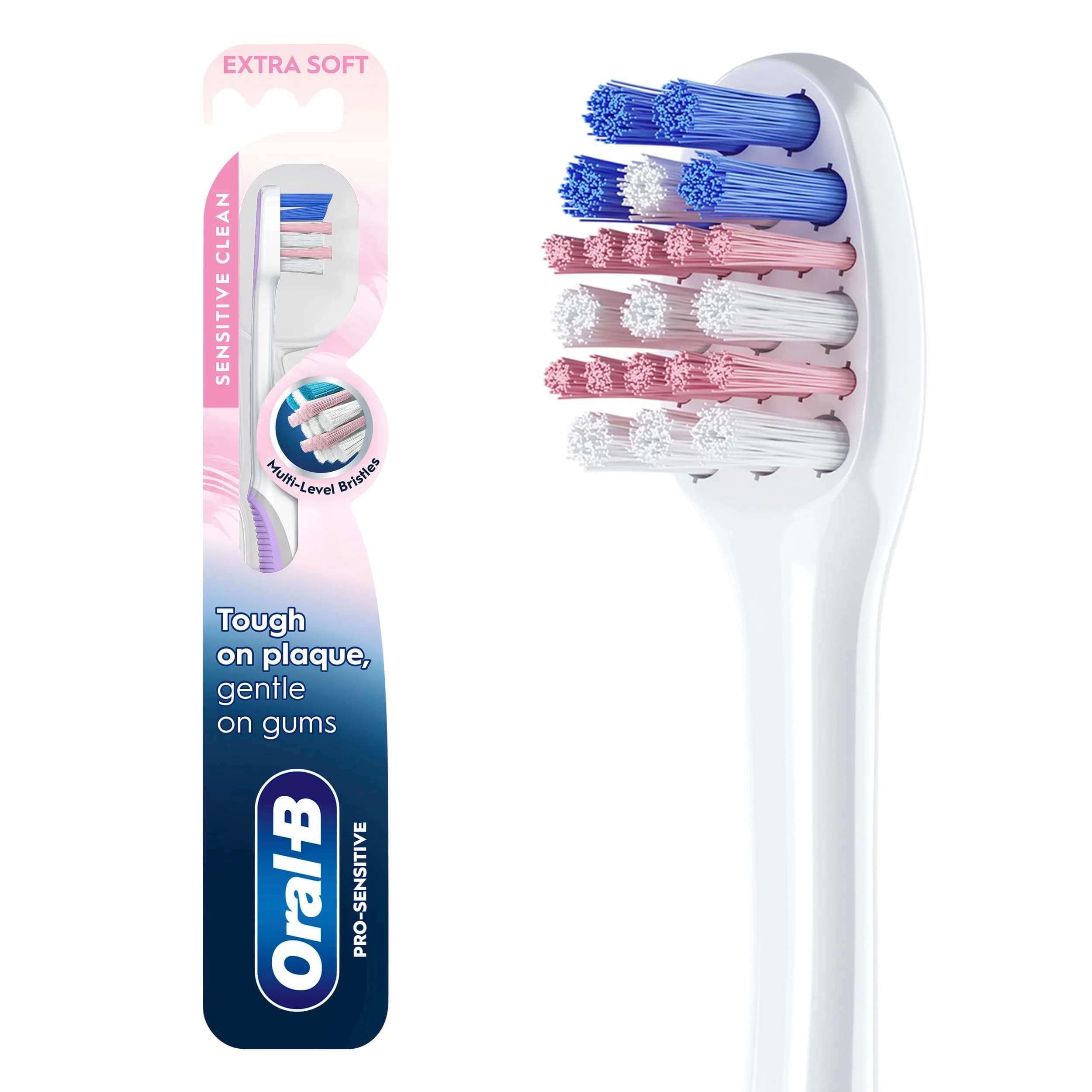 Oral-B Gum Care Sensitive Toothbrush Extra Soft Compact | Gentle on Gums & Deep Clean