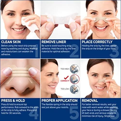 Clear Passage Extra Strength Nasal Strips, Tan 100 Count | Opens Nasal Passages for Improved Sleep & Snoring Relief thumbnail 6