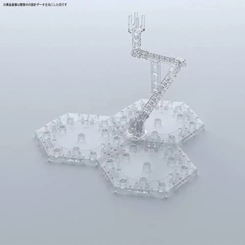Bandai Action Base 4 Clear Model Kit Stand | Supports 1/100 Scale Figures & Poses thumbnail 3