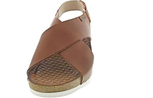 PIKOLINOS Mahon Wedge Sandals Women | Leather | Extra-Light | Light Brown thumbnail 4