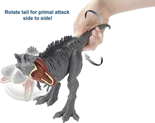 Mattel Jurassic World Massive Biters Tarbosaurus Dinosaur Action Figure | Realistic Animated Movement thumbnail 5