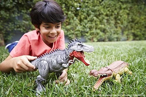 Mattel Jurassic World Massive Biters Tarbosaurus Dinosaur Action Figure | Realistic Animated Movement thumbnail 2