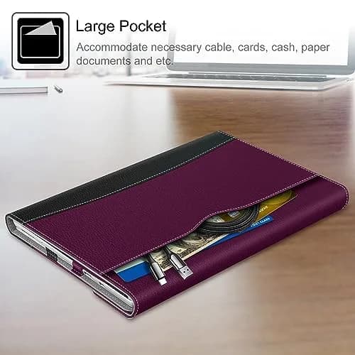 Fintie Case for 12.3 inch Microsoft Surface Pro 7 Plus, Pro 7/6/5/4/3 Purple | Built-in Kickstand & Stylus Holder thumbnail 4