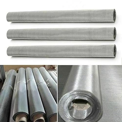 SKYPRO 304 Stainless Steel Woven Wire Mesh 200 Mesh 75 Micron | Industrial Filter Cloth, Weather-Resistant, 11.8 x 23.6 Inch thumbnail 8