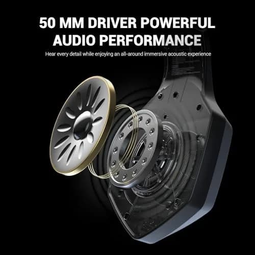 EKSA E1000 USB Gaming Headset with Mic, 7.1 Surround Sound | PC & PS4 Compatible thumbnail 6