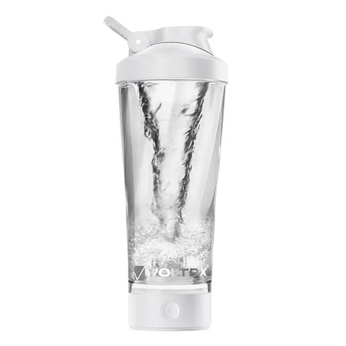VOLTRX VortexBoost Electric Protein Shaker Bottle 600ml (20.3 oz) | USB Rechargeable Mixer Cup for Smooth Shakes thumbnail 1