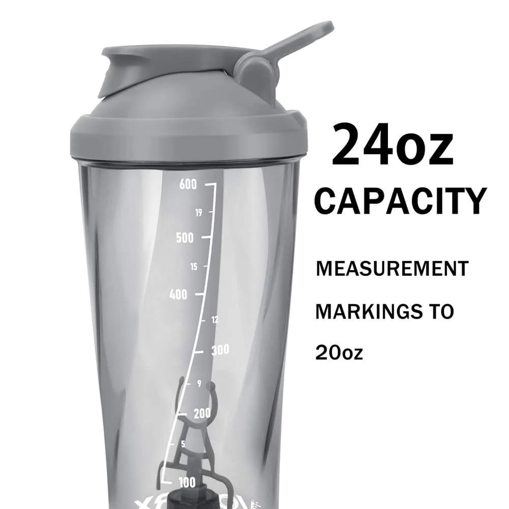 VOLTRX VortexBoost Electric Protein Shaker Bottle 600ml (20.3 oz) | USB Rechargeable Mixer Cup for Smooth Shakes - view 4